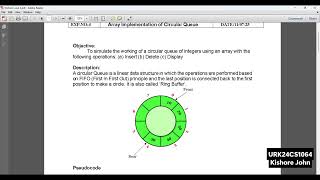 DSA : Implementation Of Circular queue in python