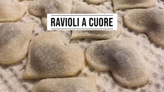 PASTA FATTA IN CASA | RAVIOLI A CUORICINI