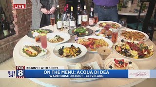 Kenny's mouth is watering over Acqua Di Dea's fresh seafood creations