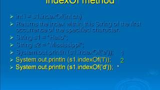 Java Level 1 Using Dr Java Lesson 21 String Class 04 concat, length, indexOf and lastIndexOf, a
