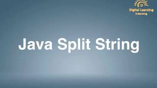 36 Java Split String | Online Training Download app from below link