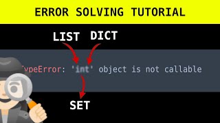 TypeError : 'list' object is not callable Solved in Python