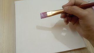 Easiest way to paint sunset clouds  /ASMR Acrylic Painting for Beginners   DEMONSTRATION#28