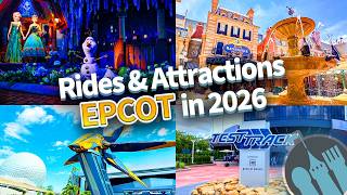 EPCOT Rides & Attractions in 2026