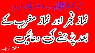 Hadees sharif ll GOLDEN LINES ll نماز فجر اور نماز مغرب کے بعد پڑھنے کی دعا