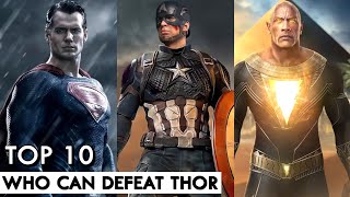 Top 10 Superheroes Who Can Defeat Thor In MCU & DC | Explained In Hindi | BNN Review