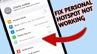 How To Fix Personal Hotspot Not Working in iPhone(Fix Personal Hotspot Greyed out)