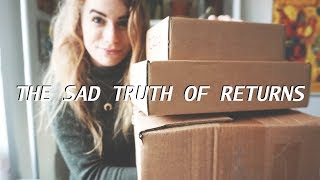 Watch this before returning your clothes // what happens when you return online purchases?