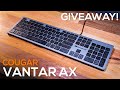 Cougar Vantar AX Review + GIVEAWAY! - Low Profile Gaming Keyboard!