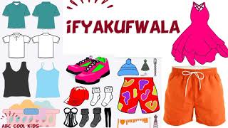 Bemba Lesson 2 🇿🇲 -CLOTHES in Bemba Clothing Vocabulary. ifyakufwala 👗 🥻 👚 👔