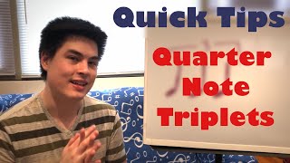 Quick Tips: How to Count Even Quarter Note Triplets