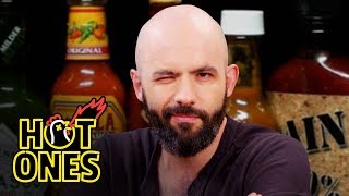 Binging with Babish Gets a Tattoo While Eating Spicy Wings | Hot Ones