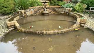 Chalice Well Healing Waters, Meditation, Tranquility, in Glastonbury, Somerset, England, UK