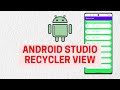 RecyclerView  - Android Studio | JAVA