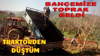 ARKA BAHÇEYE TORFLU TOPRAK GELDİ | Bİ TRAKTÖRDEN DÜŞMEDİĞİM KALMIŞTI | KOYUNLARA MÜŞTERİ ÇIKTI