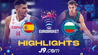 Spain 🇪🇸 - Bulgaria 🇧🇬 | Game Highlights - FIBA #EuroBasket 2022