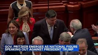 Gov getting national attention for Trump attacks during budget address