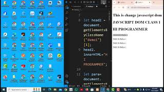 JavaScript HTML DOM Tutorial Document Object Model Html Elements Select