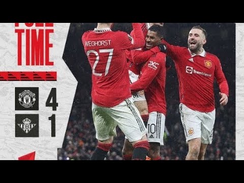 Highlight Manchester United Vs Real Betis 4-1 | Liga Europa 10/03/2023 ...