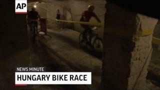 Underworld Cup - cyclists race underneath Budapest