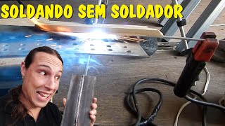 Soldando sem soldador com ELETRODO REVESTIDO