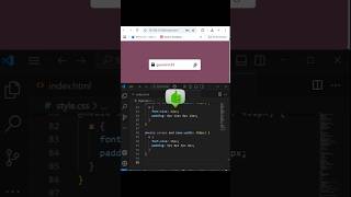 🔒 Show/Hide Password Using JavaScript #webdevelopment #coding #javascript #shorts