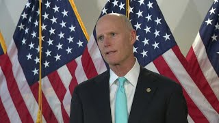 Sen. Rick Scott Fires Back At Gov. Ron DeSantis' Comments On State's Flawed Unemployment System