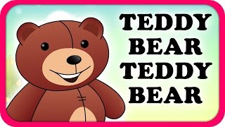 Teddy Bear Teddy Bear Lyrical Video | English Nursery Rhymes Full Lyrics For Kids & Children