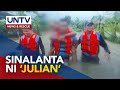 Ilang bayan sa Ilocos Norte, binaha at nawalan ng kuryente dahil sa epekto ng bagyong ‘Julian’