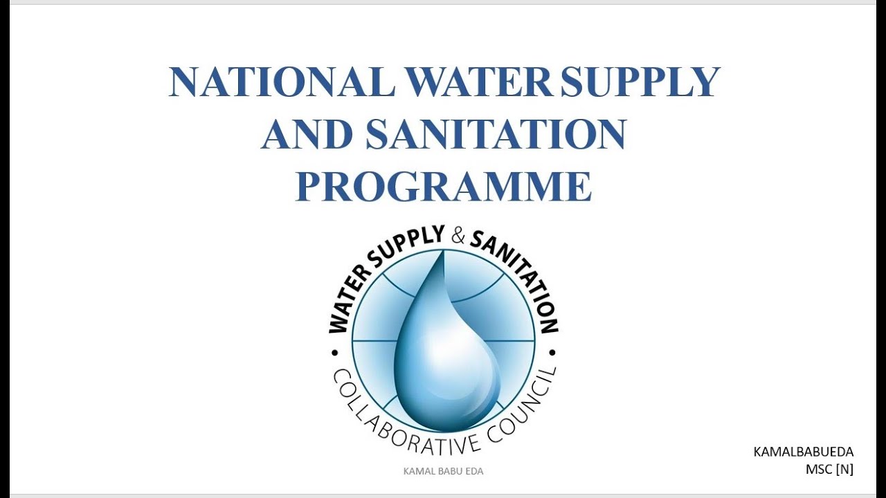 National Water Supply And Sanitation Programme - YouTube