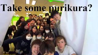 プリクラは何人まで撮れるのだろうか Take some purikura?