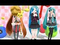 【mmd】 オサレなモデルで kiss！kiss！kiss！ hd