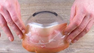 Wrap Ham Around A Bowl & The Magic Will Happen In The Oven
