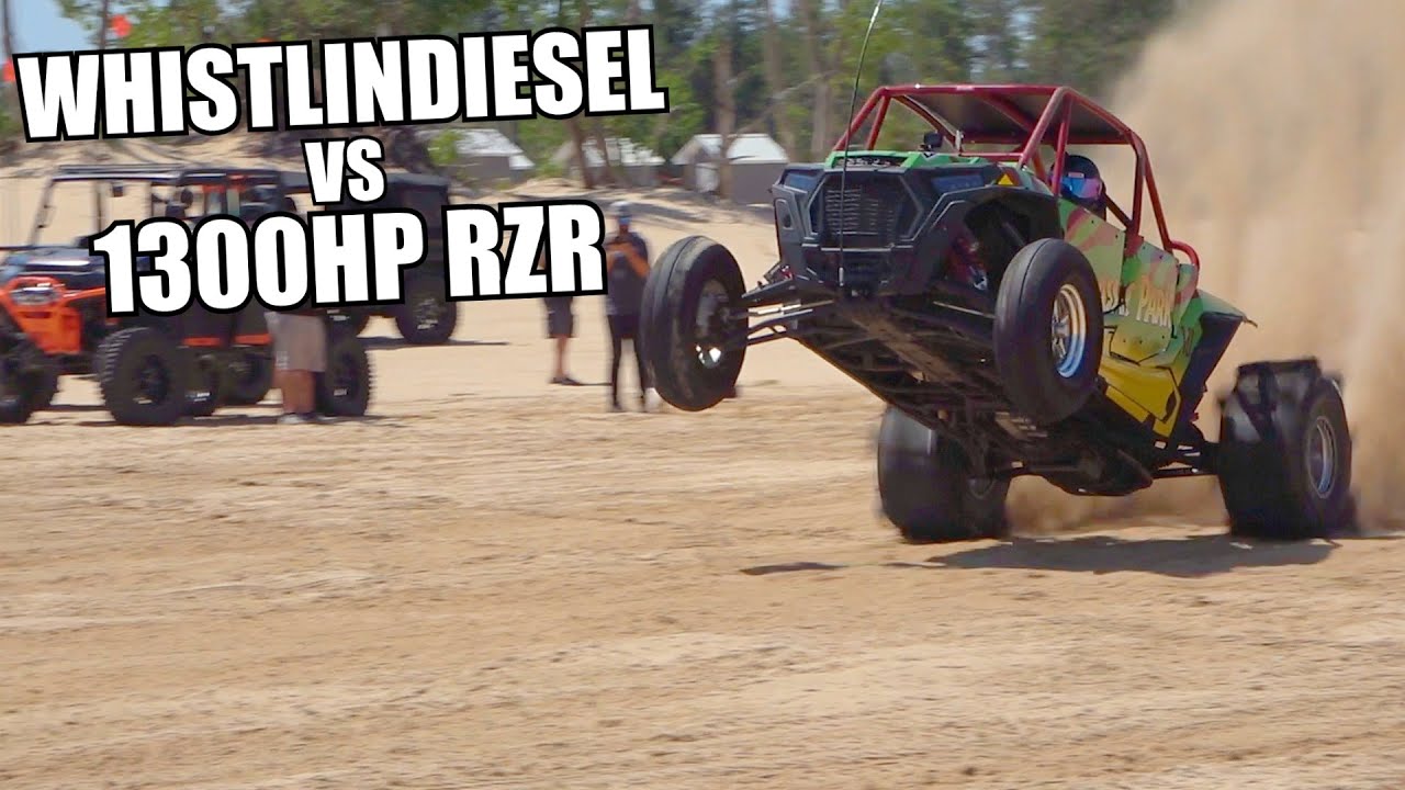 WhistlinDiesel rides in our 1300HP RZR and was blown away!