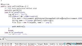 Android Tutorial 2 15 Saving to SD Card with External Storage Public Directory