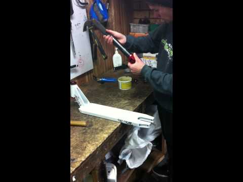 Installing non-integrated Scooter Headset Installing non-integrated Scooter Headset