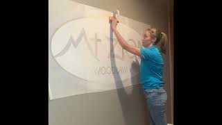 Installing Oval Logo Wall Decal - Tips and Tricks