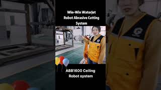 ABB1600 Robotic Waterjet Abrasive Cutting project-