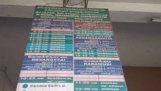 Coimbatore to Dindigul bus timings from singanallur RPK DGL