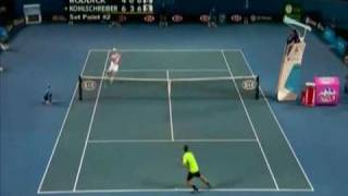 Roddick vs Kohlschreiber AO 2008 R3