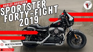 #รีวิวฮาร์เล่ย์ HD SPORTSTER FORTY-EIGHT®️ 1,202CC. ปี2019 (((หน้ากากมดเอ็กซ์🐜🇺🇸🖤)))