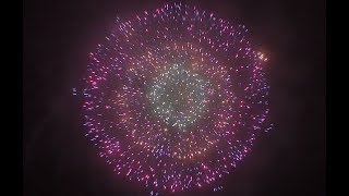 2018 大洗海上花火大会【No.54 尺玉「八重芯変化菊・万華鏡」】Oarai fireworks festival 2018