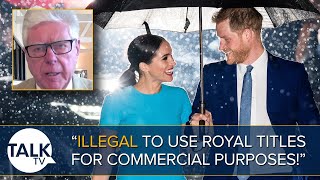 "Illegal To Use Royal Title!" Michael Cole SLAMS Prince Harry And Meghan Markle's New Website