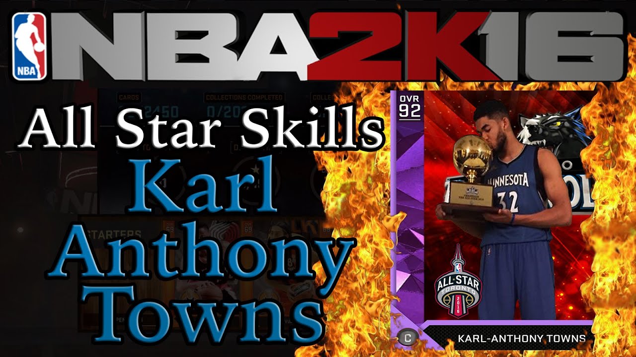 NBA2K16 MyTeam: ALL STAR SKILLS CHALLENGE WINNER: KARL-ANTHONY TOWNS ...