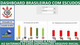 Como Criar Dashboard Brasileirao Passo a Passo | Dashboard Incriveis no Excel