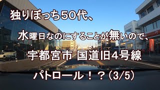 独りぼっち５０代、水曜日なのにすることが無いので、宇都宮市 国道旧４号線 パトロール！？（3/5）