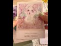 美しい透明水彩オラクルカード開封の儀　 oraclecards 占い タロット