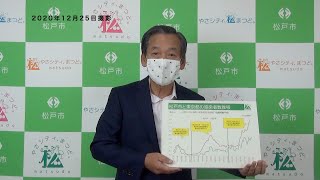 千葉県松戸市長から市民の皆さんへメッセージ（令和2年12月25日）