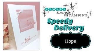Simple Handmade Card for Hope and Encouragement