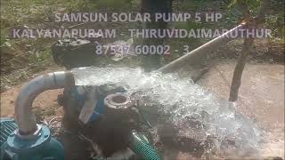 Samsun Solar 5 HP Pump -  Kalyanapuram